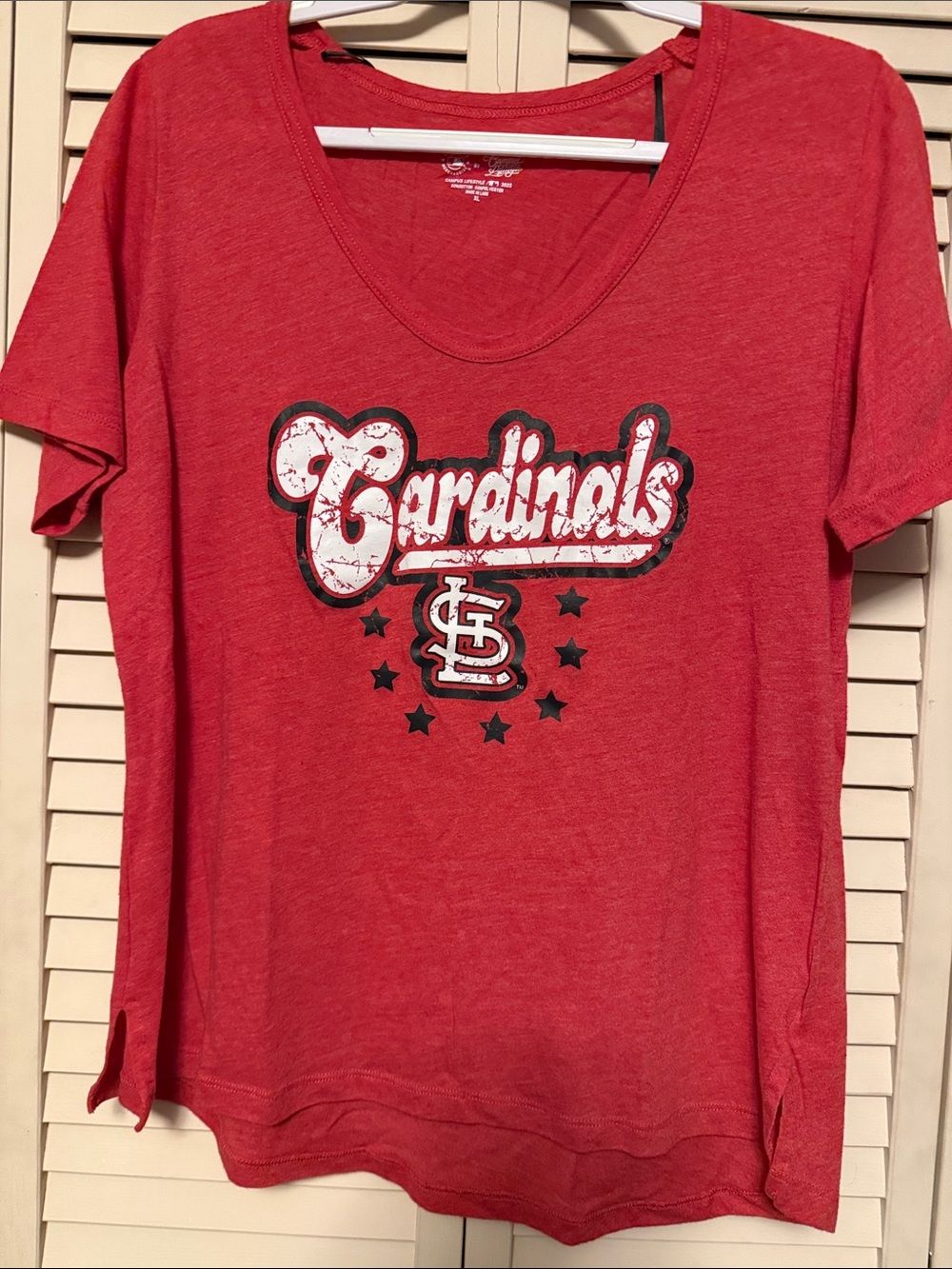 St Louis Cardinals Women’s Red Short-Sleeve Tee